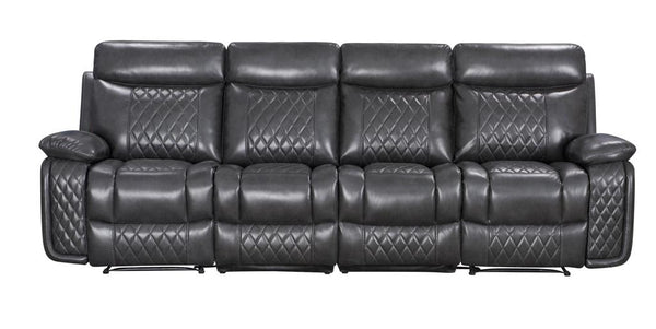 Atlanta Leather Premium Reclining Sofa | LSW Sofas