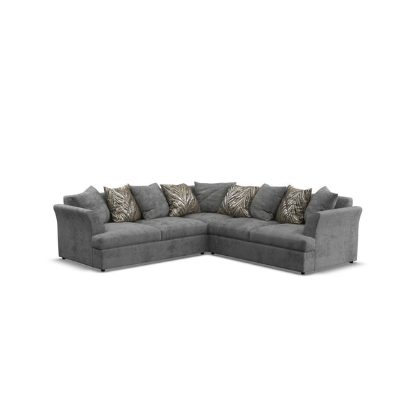 Mellors Chenille Fabric Corner Sofa - Premium Luxury LSW Sofas