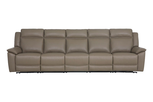Melnik Real Leather Premium Recliner Corner Sofa | LSW Sofas