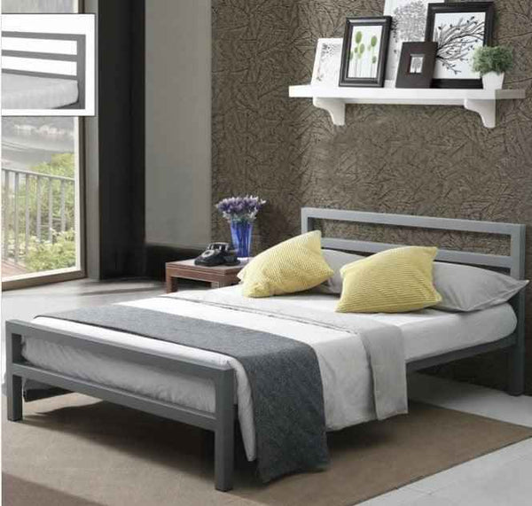 City Block Metal Bed | Premium Luxury Designer Frame - LSW Sofas