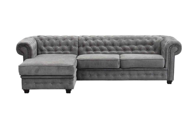 Ireby Fabric Corner Sofa - Premium Luxury Chesterfield | LSW Sofas