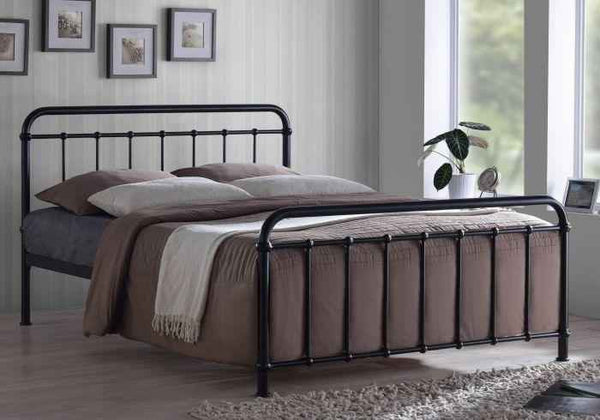 Miami Premium Metal Bed - Luxury Traditional Style LSW Sofas