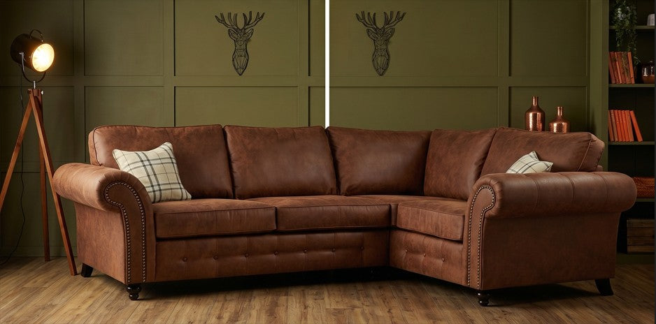 Oakland Nubuck Corner Sofa