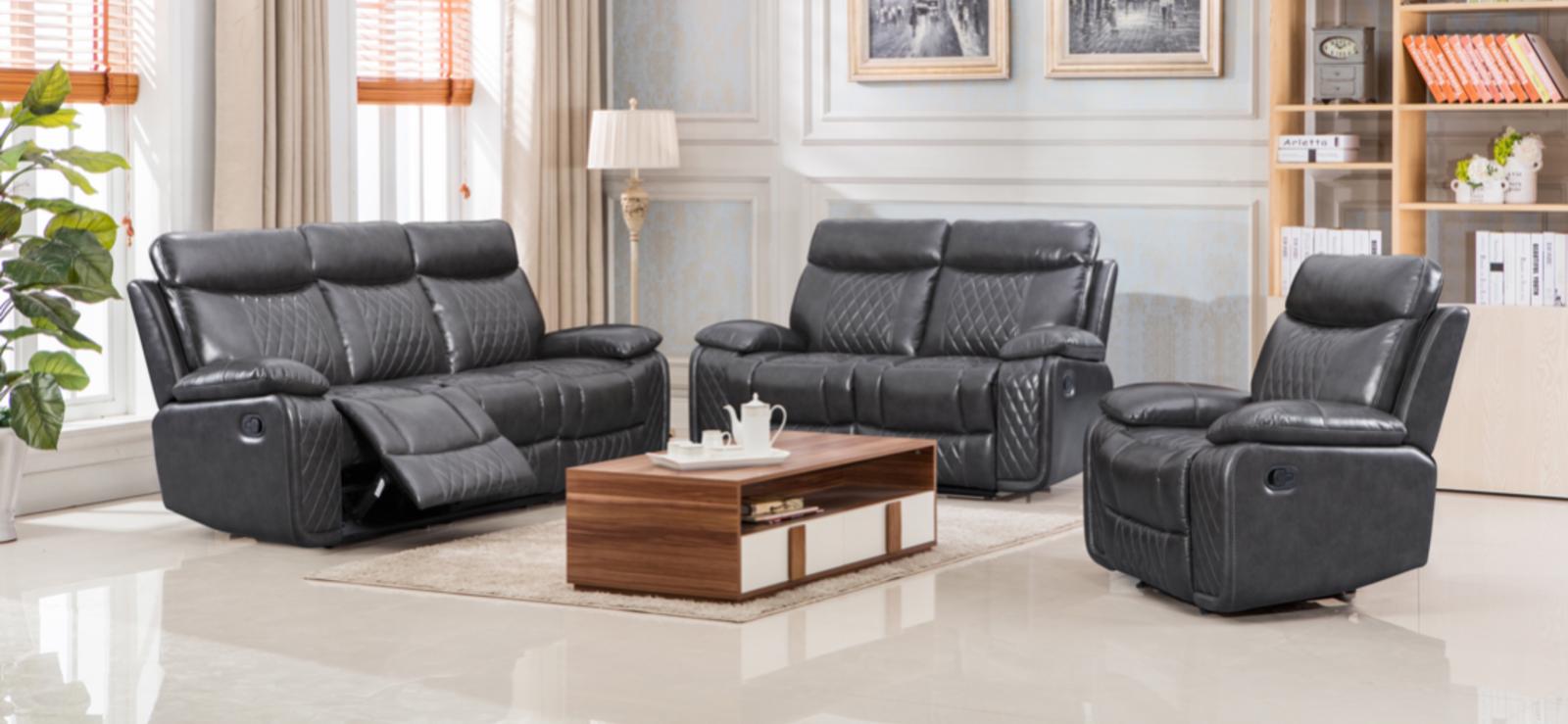 Atlanta Leather Reclining Corner Sofa Collection - Lakeland Sofa Warehouse