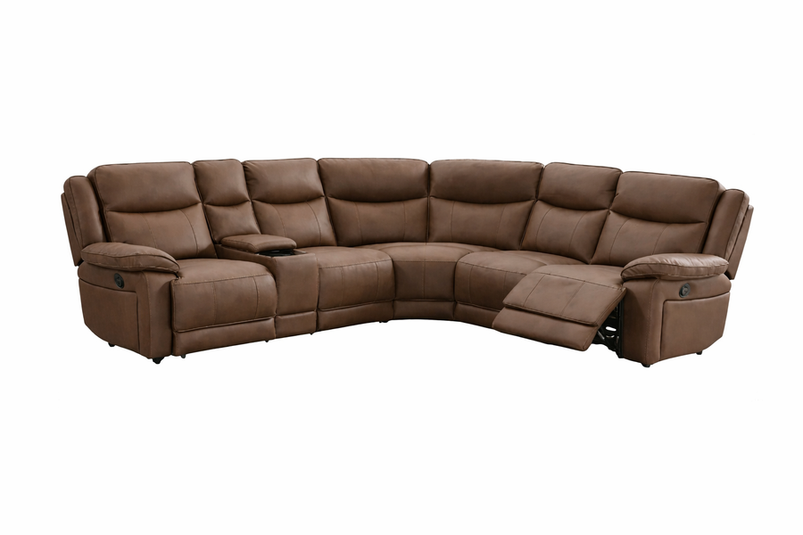 Torino Fabric Electric Corner Recliner Sofa | LSW Sofas