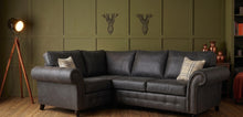 Oakland Nubuck Fabric Corner Sofa | Premium Luxury | LSW Sofas