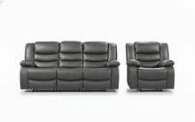 Rosley LeatherAire Recliner Sofa | Premium Luxury LSW Sofas