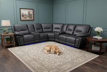 Savanna Leather Premium Electric Recliner Corner Sofa LSW Sofas