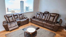 Jupiter Fabric Electric Recliner Sofa | LSW Sofas