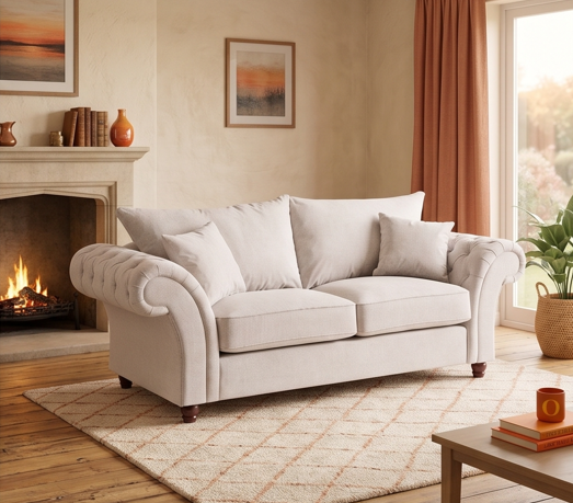Windsor Stone Fabric Sofa