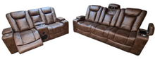 Jupiter Fabric Electric Recliner Sofa | LSW Sofas