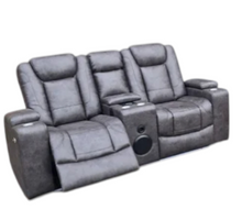 Jupiter Fabric Electric Recliner Sofa | LSW Sofas