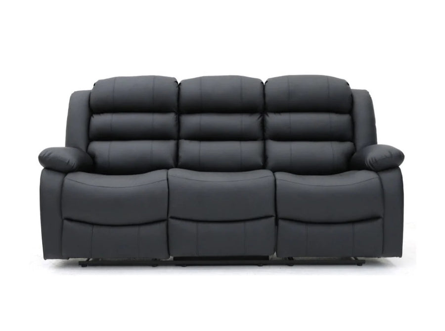 Roma Leatheraire Manual Recliner Sofa | LSW Sofas