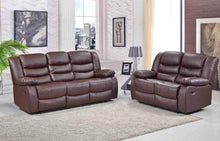 Rosley LeatherAire Recliner Sofa | Premium Luxury LSW Sofas