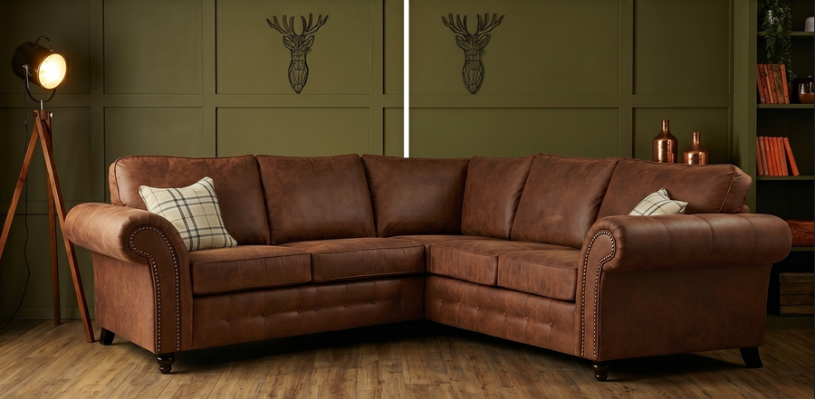 Oakland Nubuck Corner Sofa