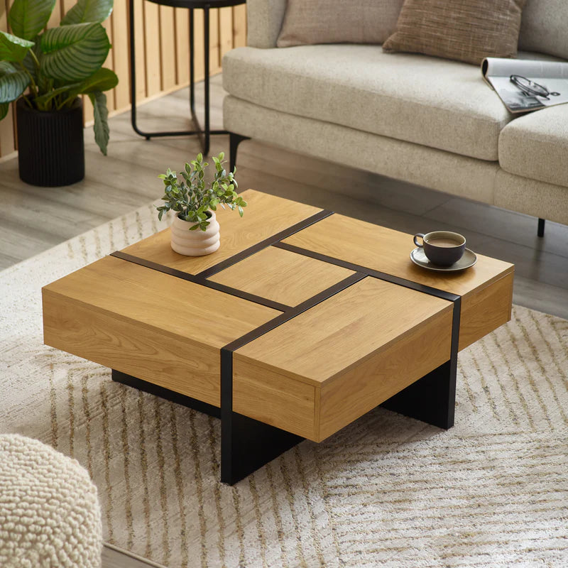 Tahoe Luxury Wood Storage Coffee Table | LSW Sofas