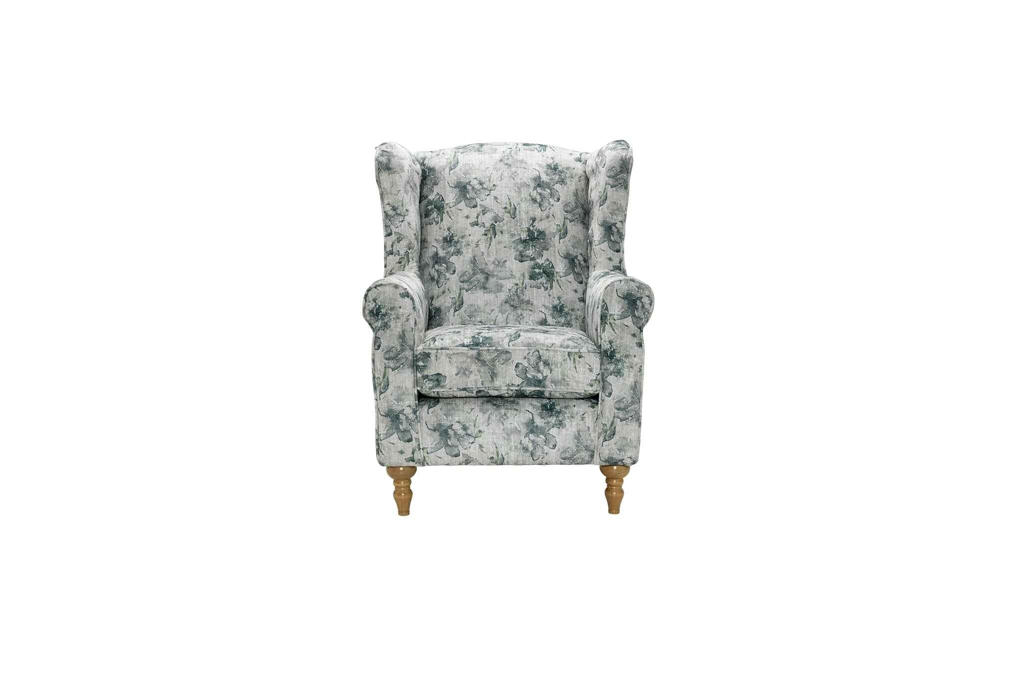 Customizable Wing Back Chair