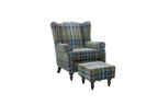 Customizable Wing Back Chair