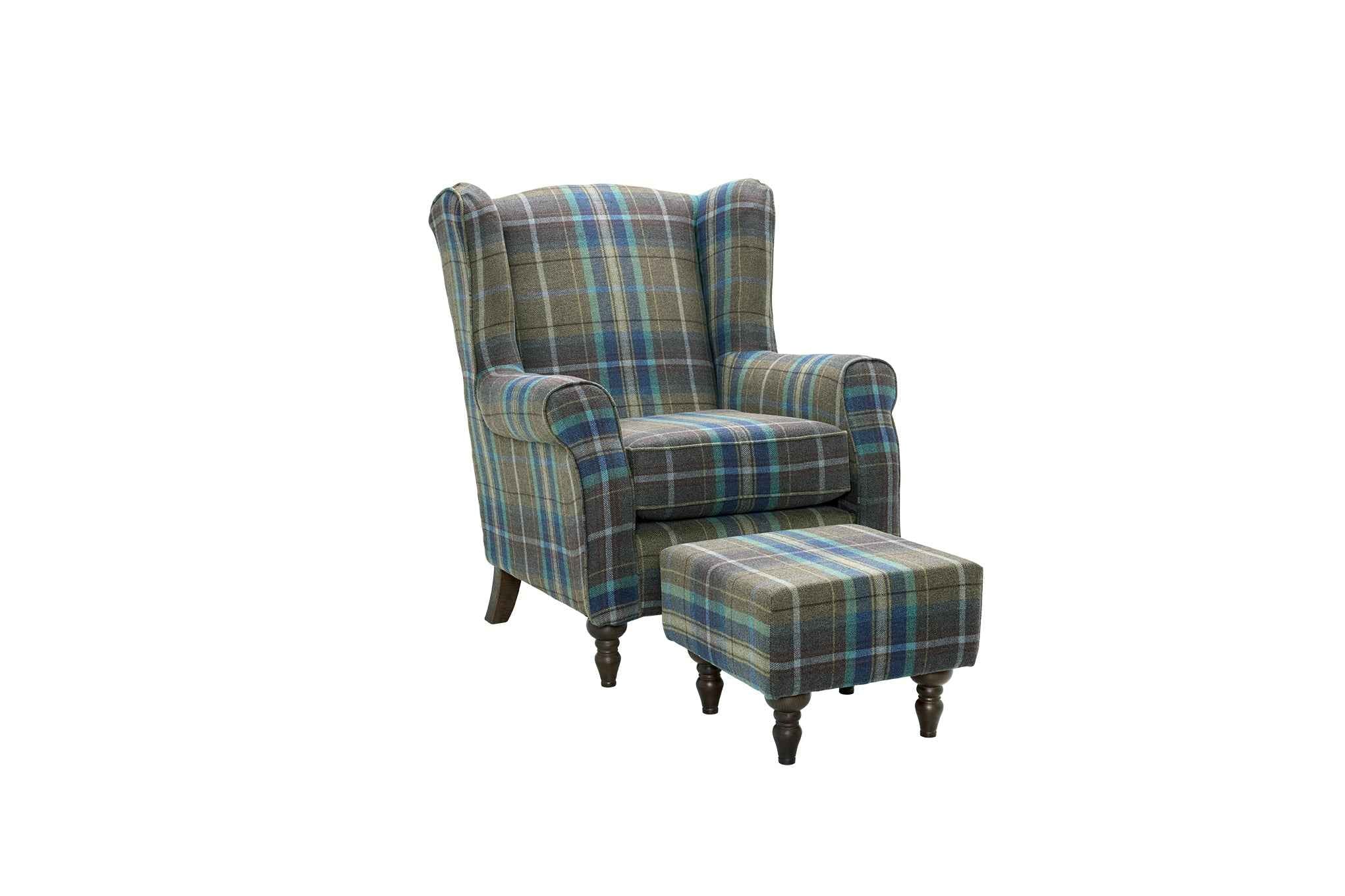 Customizable Wing Back Chair