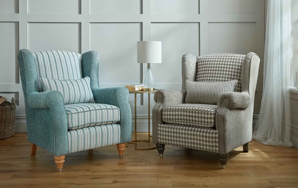 Customizable Wing Back Chair