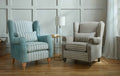 Customizable Wing Back Chair
