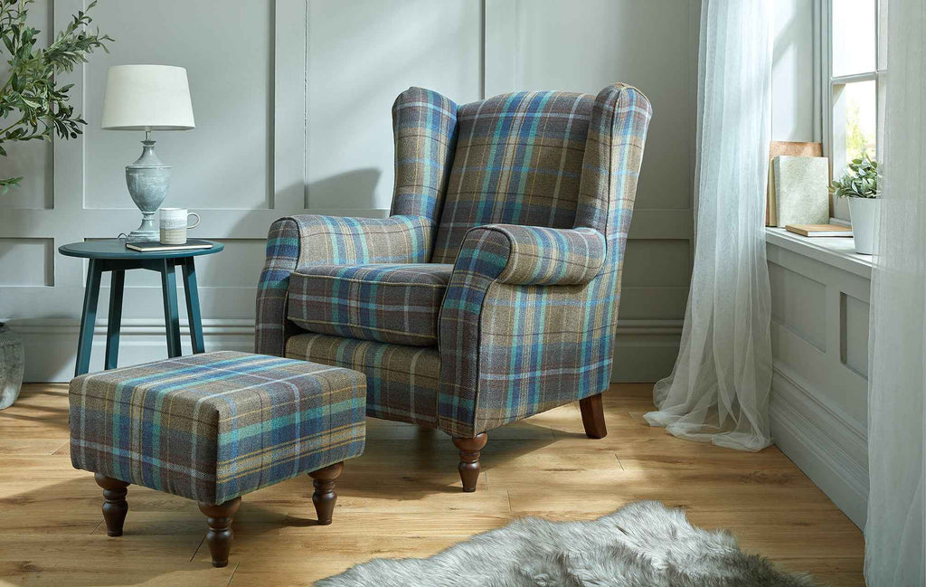 Customizable Wing Back Chair