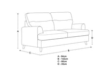 Amber Premium Fabric 3 Seater Luxury Sofa | LSW Sofas