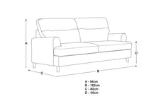 Amber Premium Fabric 3 Seater Luxury Sofa | LSW Sofas