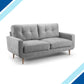 Anthorn Grey Fabric Sofa Set Collection