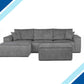 Appleby Grey Fabric Modular Corner Sofa