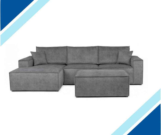 Appleby Grey Fabric Modular Corner Sofa