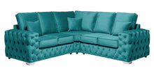 Ashton Fabric Corner Sofa – Premium Luxury Chesterfield | LSW Sofas