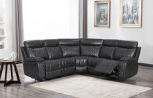 Atlanta Premium Leather Reclining Corner Sofa | LSW Sofas