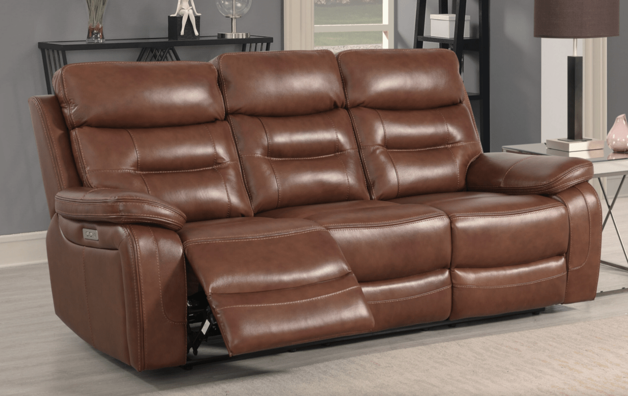 Belgravia Real Leather Power Recliner - Lakeland Sofa Warehouse