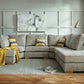 Bishop Fabric U Shaped Modular Corner Suite Sofa (Build your own)