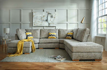 Bishop Premium Fabric U-Shaped Corner Sofa | LSW Sofas