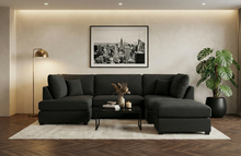 Carnaby Premium Fabric U Shaped Corner Sofa | LSW Sofas
