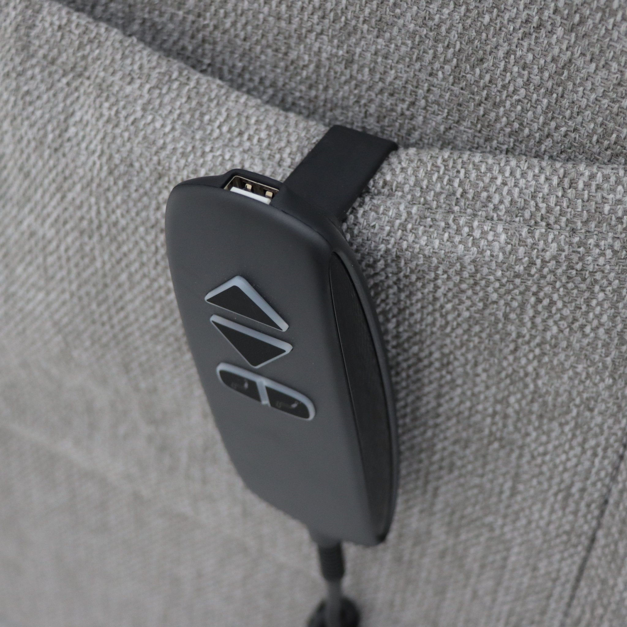 Ravenglass Rise and Recline Arm Chair with USB port and control panel.