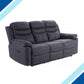 Caldbeck Gloucester Fabric Recliner Sofa Collection - Charcoal