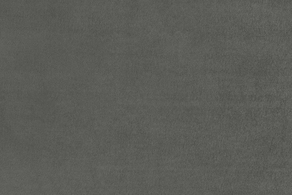Carnabie U Shaped Plush Velvet Corner Sofa in dark grey.