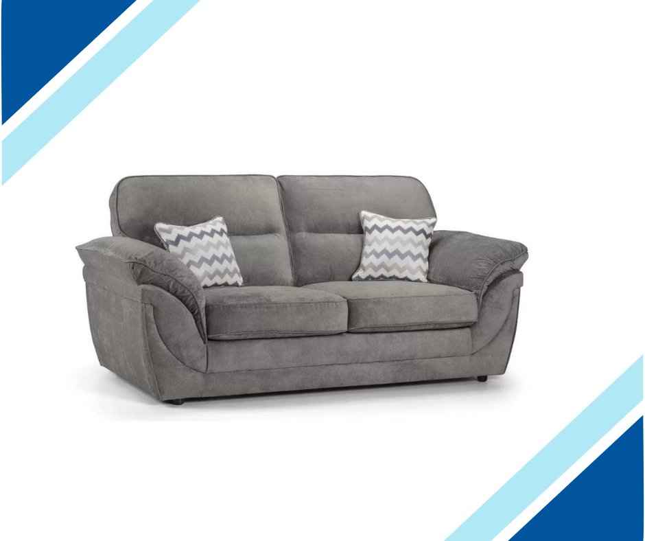 Cartmel Formal Back Sofa Set in Florida grey