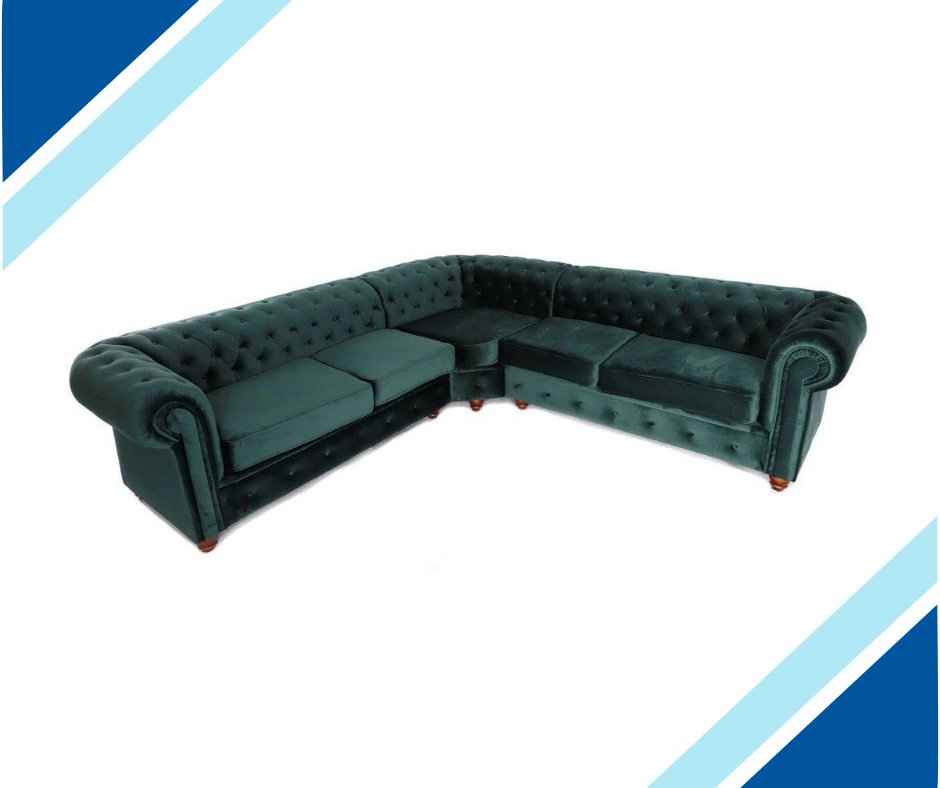 Chesterfield Infinity Velvet Corner Sofa Collection