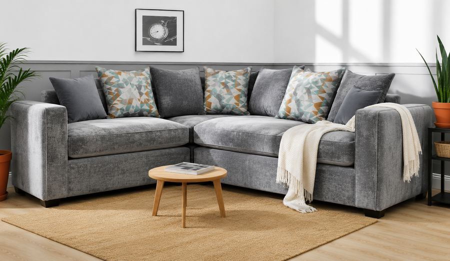 Ariya Fabric Corner Sofa