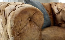 Dakota Premium Fabric Chesterfield Sofa | Luxury LSW Sofas