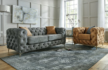 Dakota Premium Fabric Chesterfield Sofa | Luxury LSW Sofas