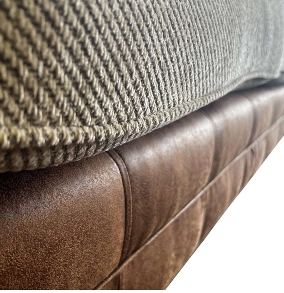 The Darwin Two Tone Fabric Corner Sofa Collection - Lakeland Sofa Warehouse