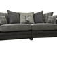 The Darwin Two Tone Fabric Corner Sofa Collection - Lakeland Sofa Warehouse