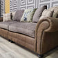 The Darwin Two Tone Fabric Corner Sofa Collection - Lakeland Sofa Warehouse