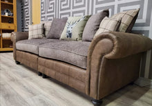 Darwin Two Tone Fabric Sofa