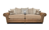 The Darwin Two Tone Fabric Corner Sofa Collection - Lakeland Sofa Warehouse